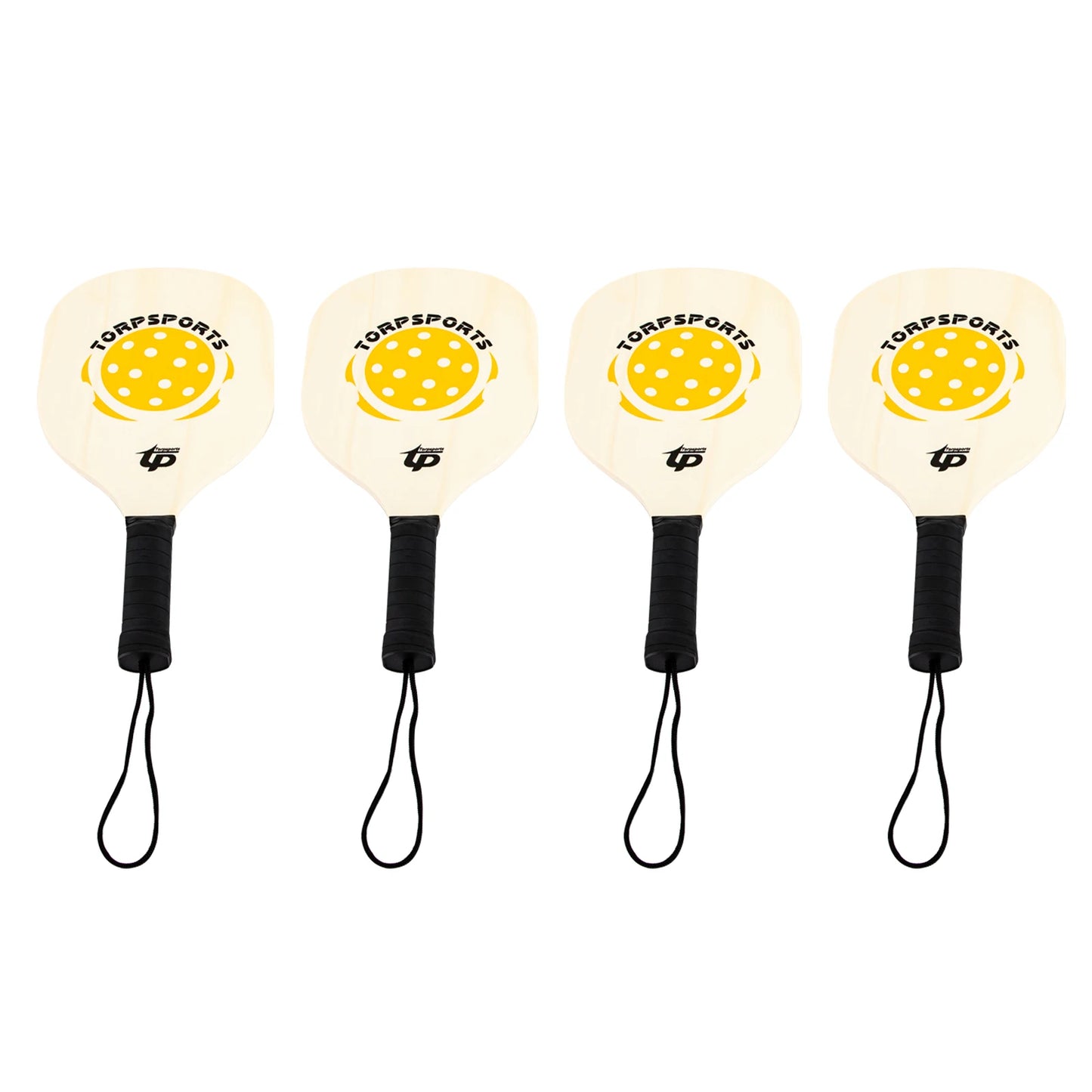 Portable Pickleball Net Set With 4 Paddles And Carry Bag