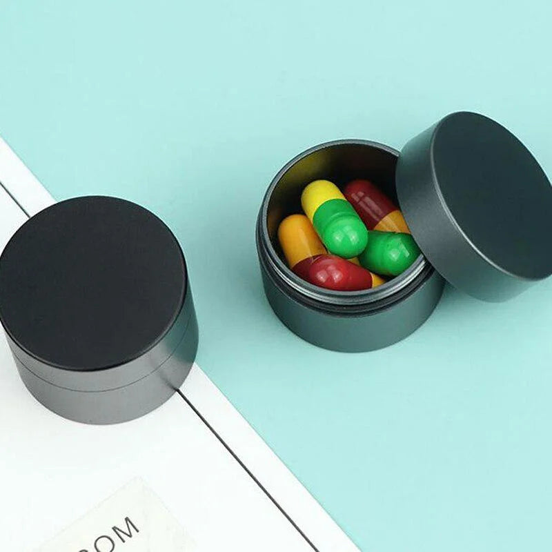 Mini Waterproof Stainless Steel Pill Case For Outdoor EDC Survival