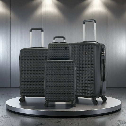 4-Piece ABS Hardside Spinner Luggage Set With 3-Digit Combo Lock