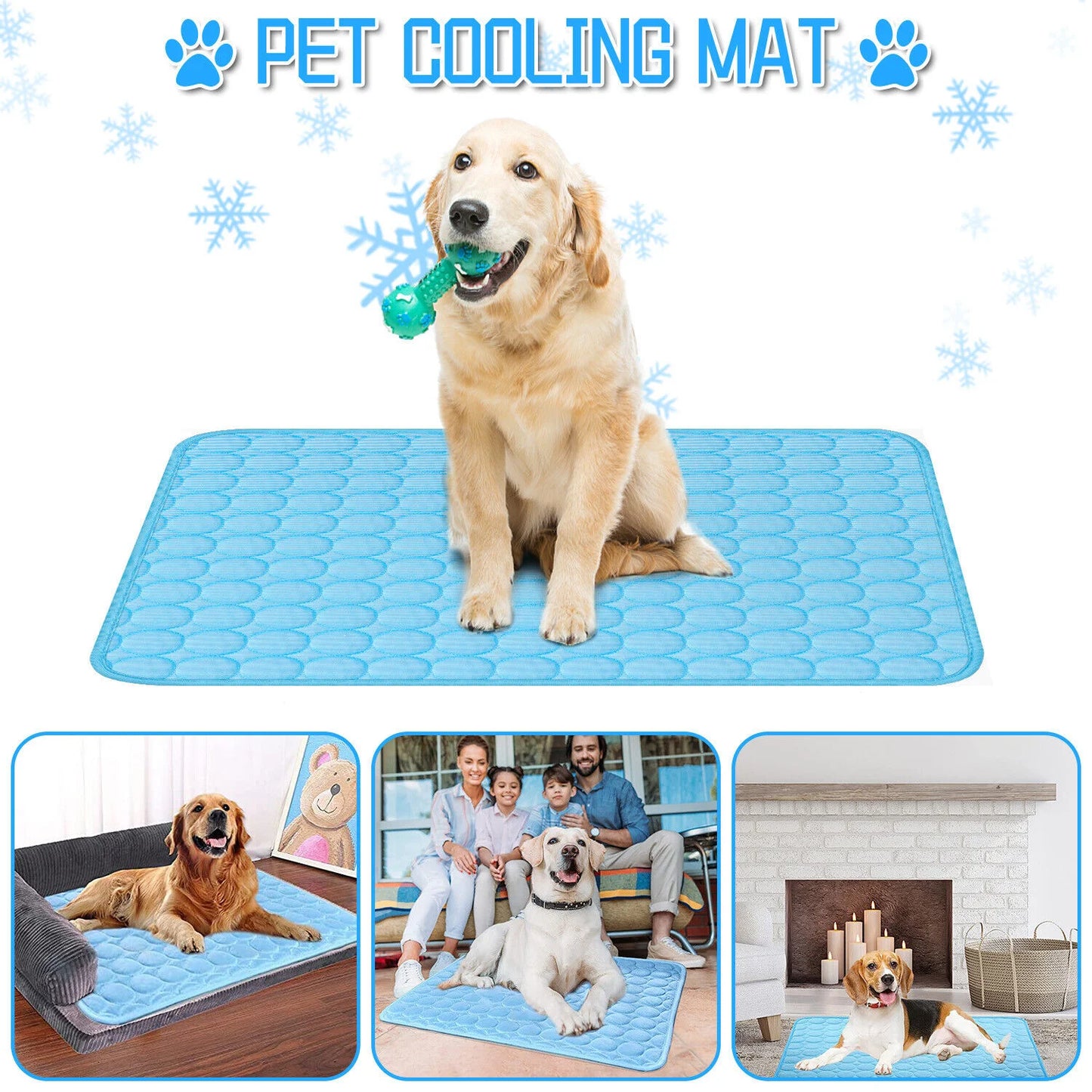 Pet Cooling Mat For Dogs And Cats Ultra Comfort Pad