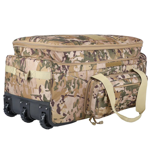 Military Camouflage Tactical Rolling Suitcase For Travel
