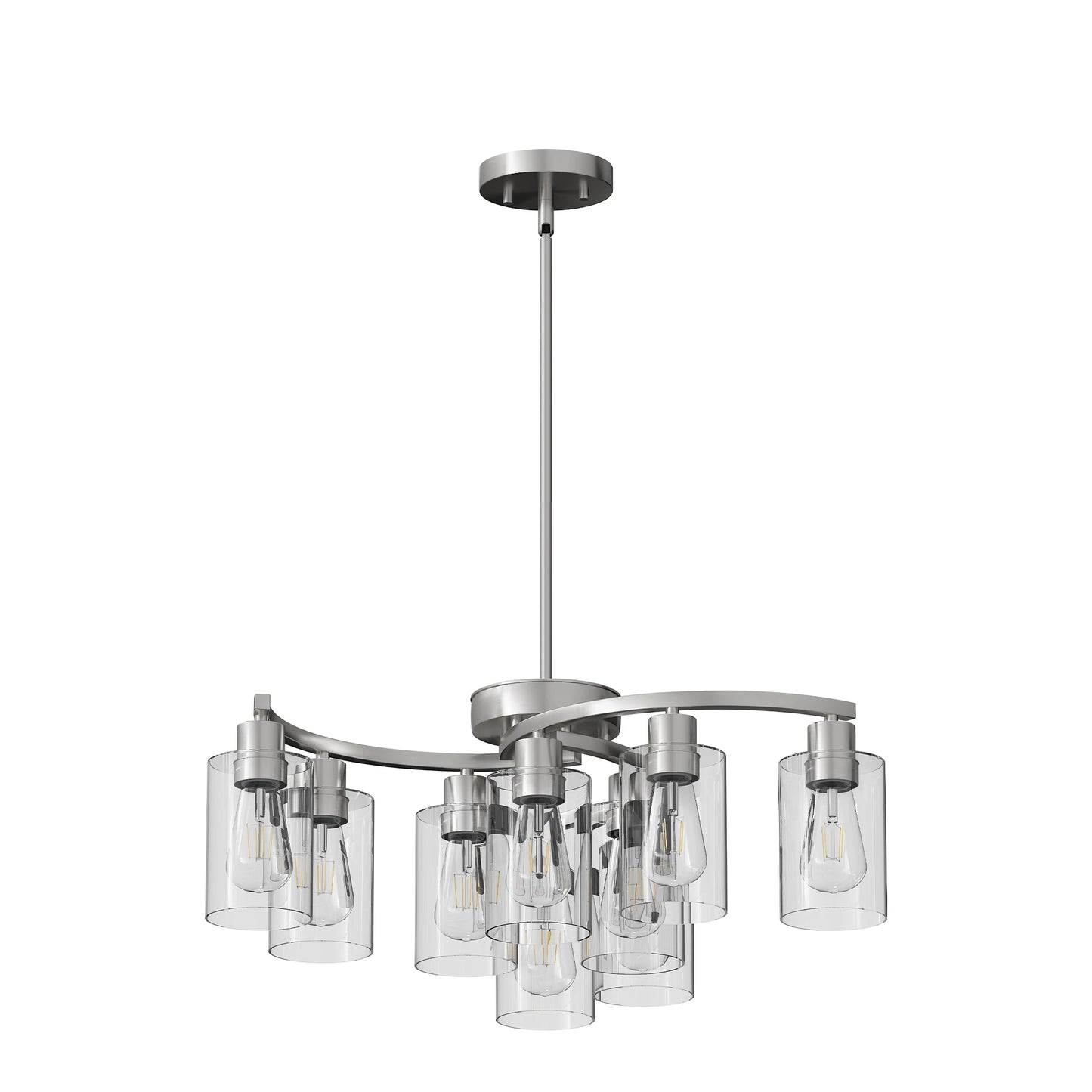 ARLGSITE 9 Light Modern Farmhouse Chandelier Dining Room Fixture