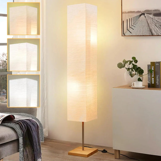 Adjustable Color Temperature Floor Lamp With LED Bulbs Included