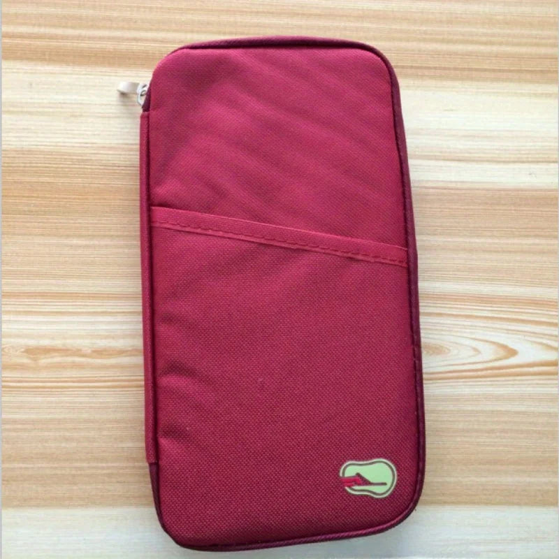 Travel Wallet Passport Card Holder Organizer Cash Holder Document Bag