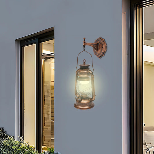 Bymaocar Wall Light Outdoor Lantern for Yard Facade Lighting
