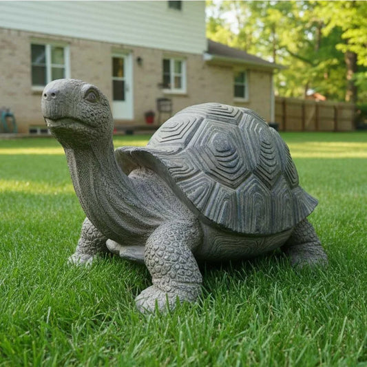 SHXI Tortoise Garden Statue Polyresin Outdoor Yard Sculpture