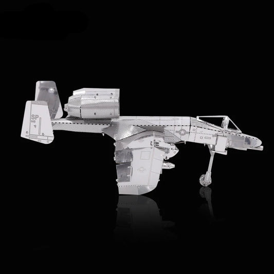 A-10 3D Metal Puzzle Kit Flying Duster Model Aircraft