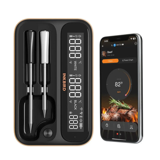 Dual Band WiFi And Bluetooth Smart Meat Thermometer With Probes