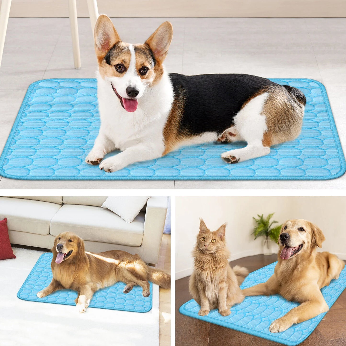Pet Cooling Mat For Dogs And Cats Ultra Comfort Pad