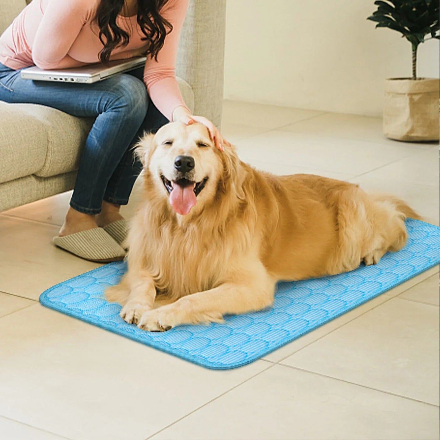 Pet Cooling Mat For Dogs And Cats Ultra Comfort Pad
