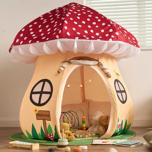 Enchanted Mushroom Play Tent for Kids Indoor Adventure House