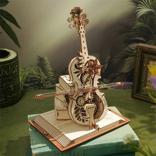 Robotime Mechanical Music Box Wooden Puzzle Gift For Kids